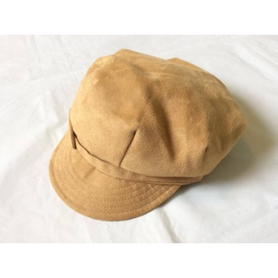 BETMAR NEW YORK CABBIE HAT SUEDE TAN BEIGE CAP CASUAL ADJUSTABLE ONE SIZE  eb-10491967